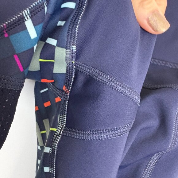 Athleta Small Timeless Contender Capris Leggings Zip Pockets Small Petite - Picture 10 of 11